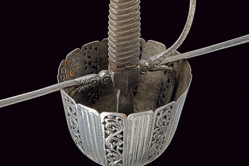 Spada a tazza, Spagna, XVIII Secolo