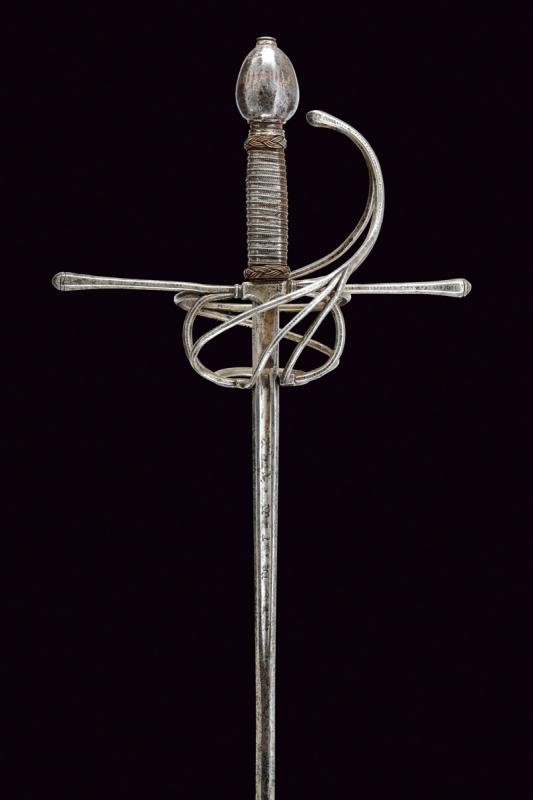 Spada da lato a tre vie, Italia, 1600 - 1610