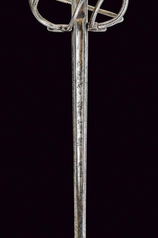 Spada da lato a tre vie, Italia, 1600 - 1610