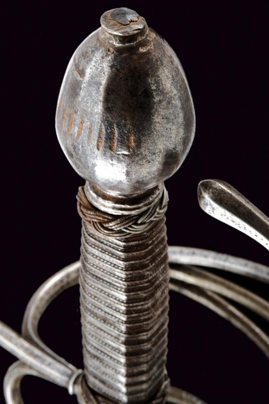 Spada da lato a tre vie, Italia, 1600 - 1610