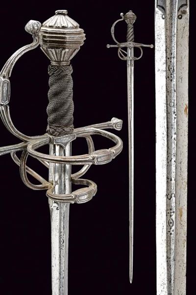 Spada da lato italiana, seconda metà del XVI secolo