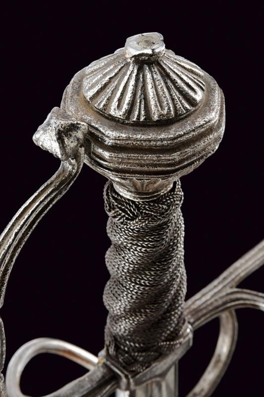 Spada da lato italiana, seconda metà del XVI secolo