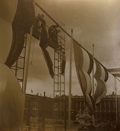 14 Juillet (Place de la Concorde), Stampa vintage alla gelatina ai sali d'argento
