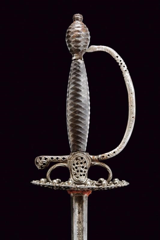 Spadino composito, ferro, lunghezza 101.5 cm, fine del XVIII Secolo