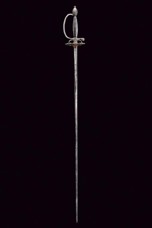 Spadino composito, ferro, lunghezza 101.5 cm, fine del XVIII Secolo