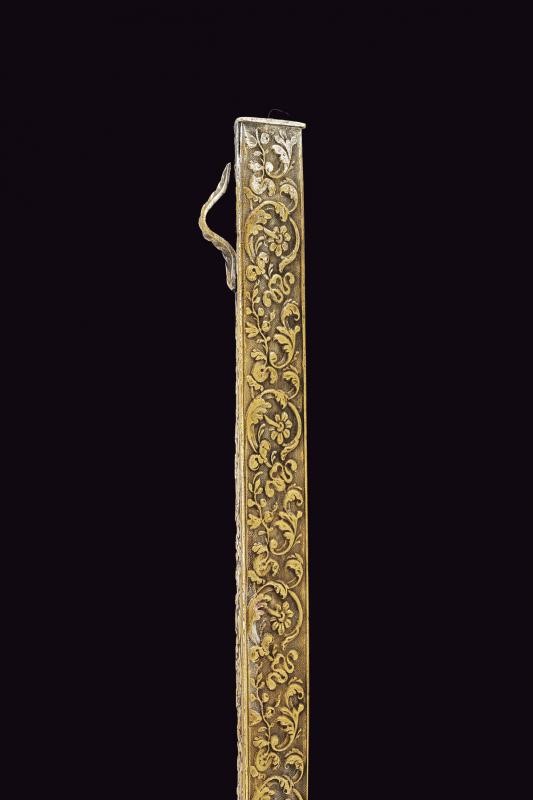 Stiletto con fodero, Francia, circa 1860
