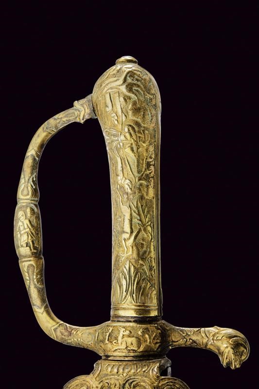 Paloscio da caccia, Germania, Seconda metà del XVIII secolo