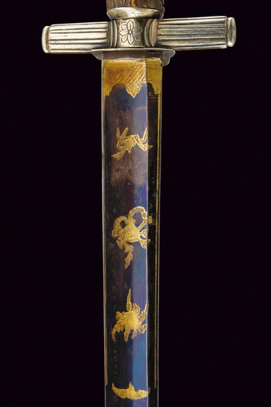 Paloscio da caccia europeo, lunghezza 75,5 cm, circa 1800