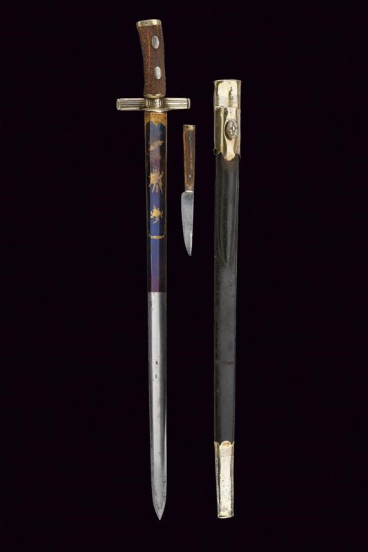 Paloscio da caccia europeo, lunghezza 75,5 cm, circa 1800