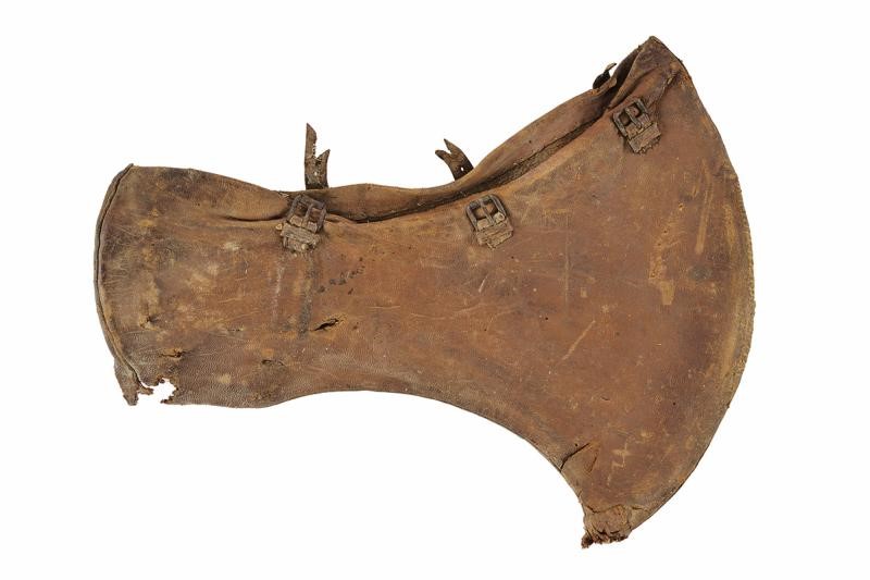 Ascia da zappatori, Ferro forgiato, lunghezza 109 cm, XIX Secolo