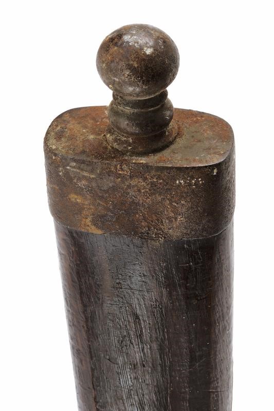 Ascia da zappatori, Ferro forgiato, lunghezza 109 cm, XIX Secolo