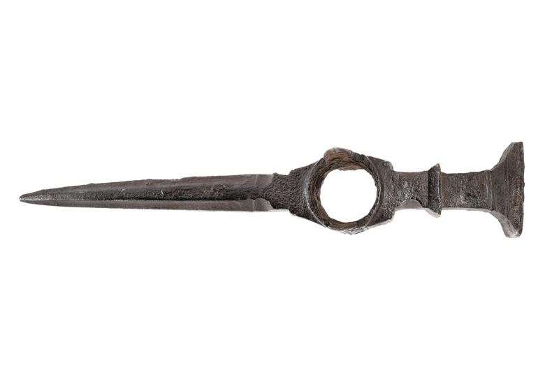 Testa di mazza da guerra, ferro, Polonia, circa 1650
