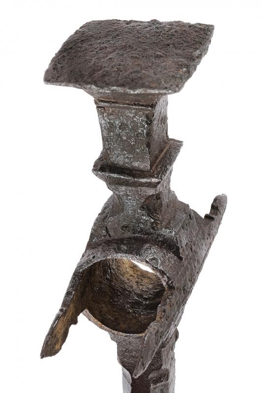 Testa di mazza da guerra, ferro, Polonia, circa 1650