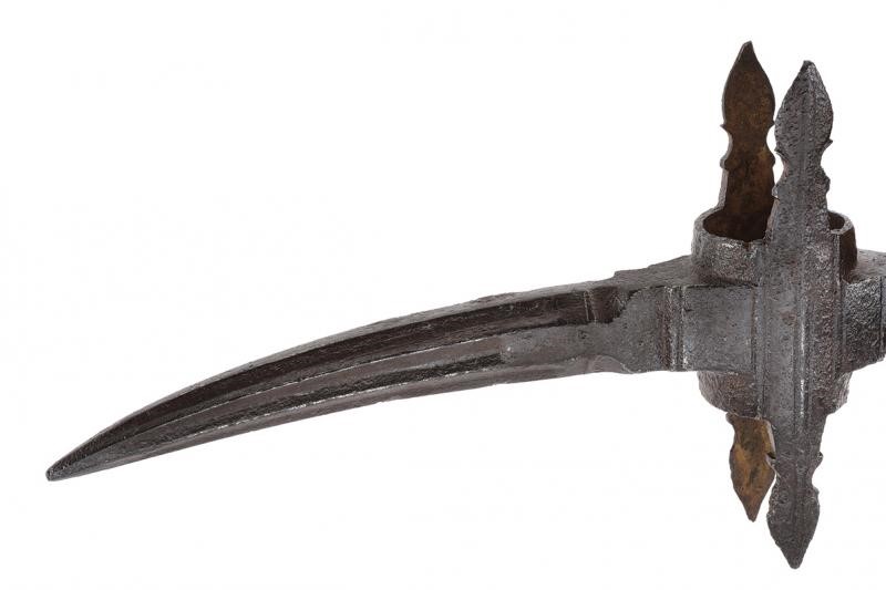 Testa di mazza da guerra, ferro, Polonia, circa 1650