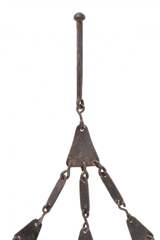 Flagello a catena, iron chains with cylindrical grip - XVII/XVIII secolo