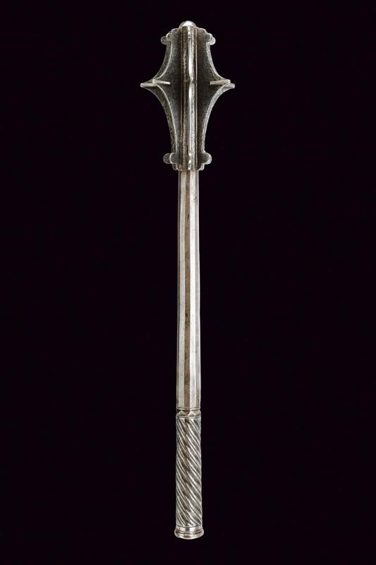 Mazza d'arme, ferro, lunghezza 58.5 cm, circa 1600