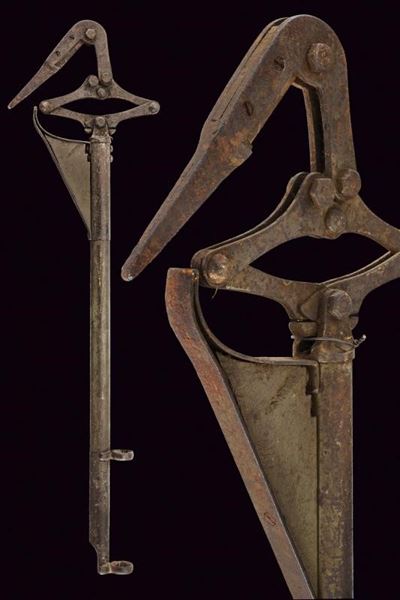 Malfatti, Rarissima pinza tagliafili per lancia da cavalleria, Mod. 1900