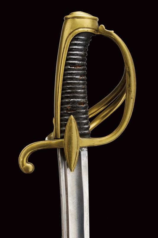 Sciabola da cavalleria Mod. AN IX, Europa, lunghezza 100 cm, fine XIX - inizio XX secolo