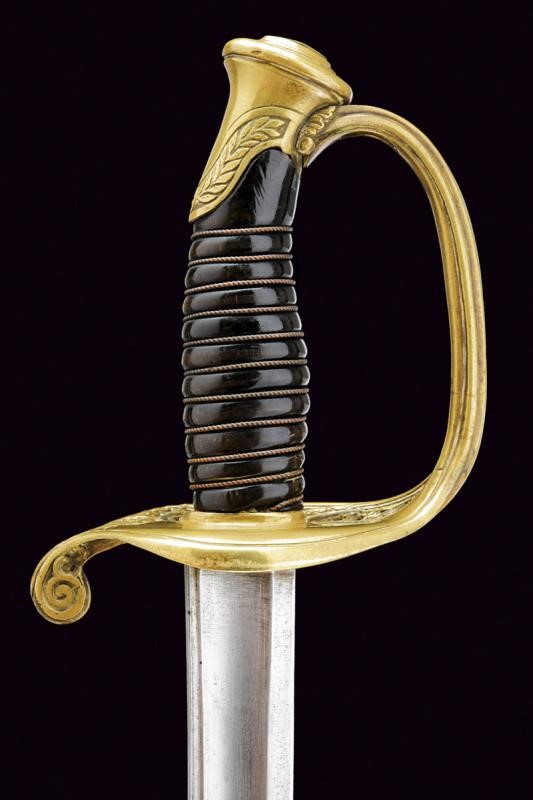 Sciabola da ufficiale francese, modello 1845