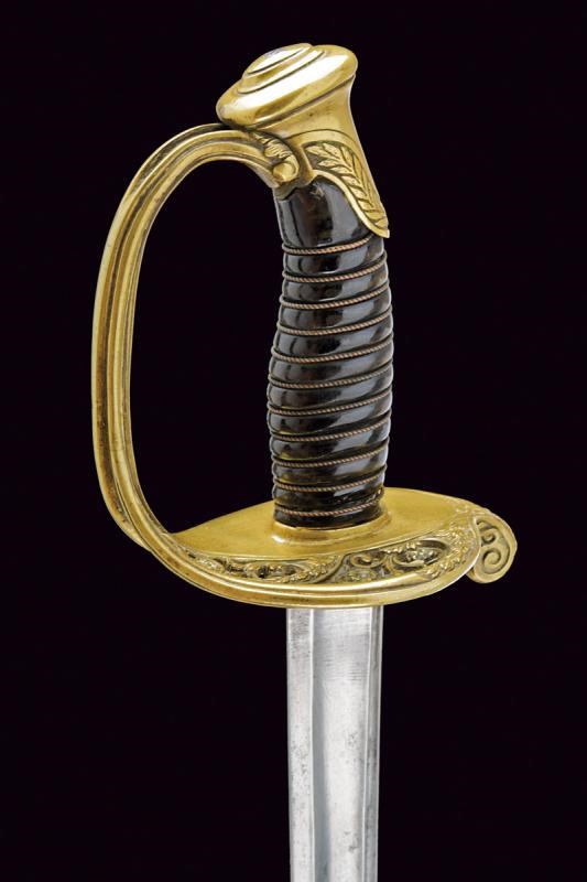 Sciabola da ufficiale francese, modello 1845