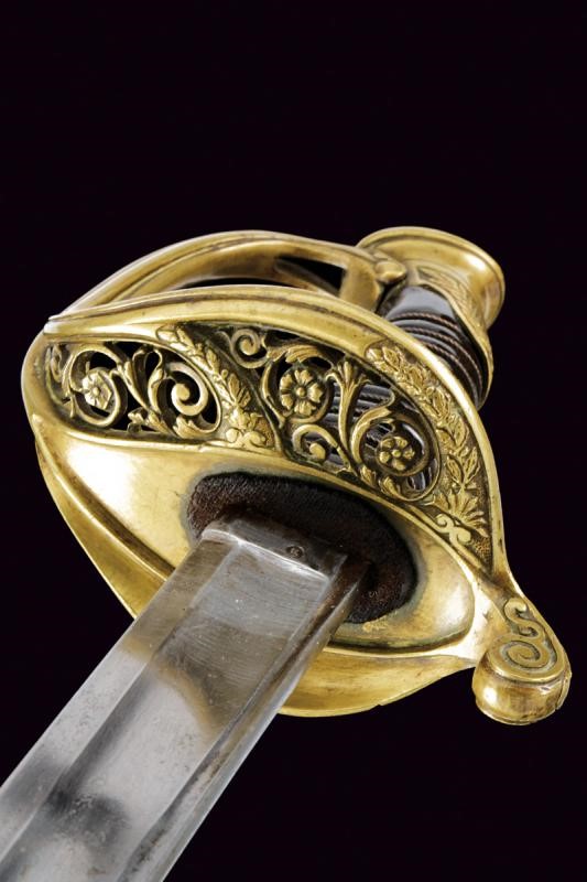 Sciabola da ufficiale francese, modello 1845