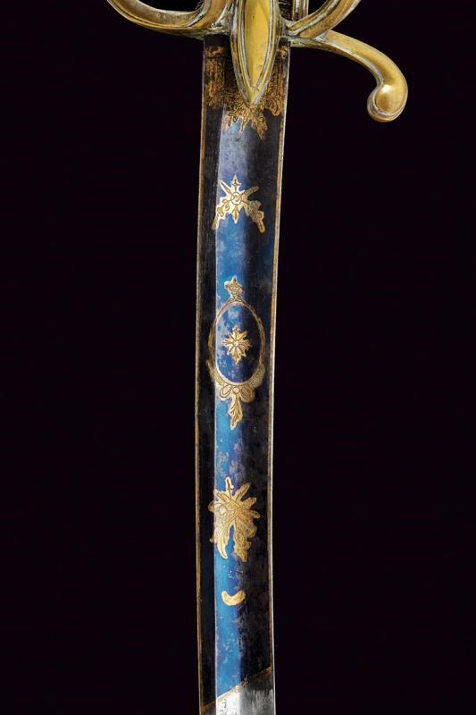 Sciabola da ufficiale di cavalleria leggera, Mod. AN XI, Francia, primo quarto del XIX secolo