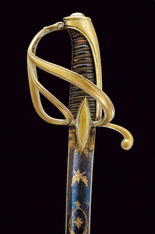 Sciabola da ufficiale di cavalleria leggera, Mod. AN XI, Francia, primo quarto del XIX secolo