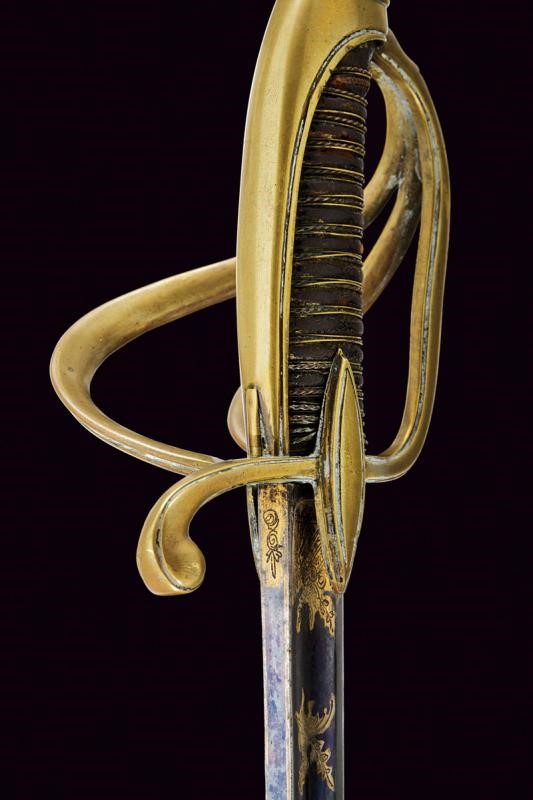 Sciabola da ufficiale di cavalleria leggera, Mod. AN XI, Francia, primo quarto del XIX secolo