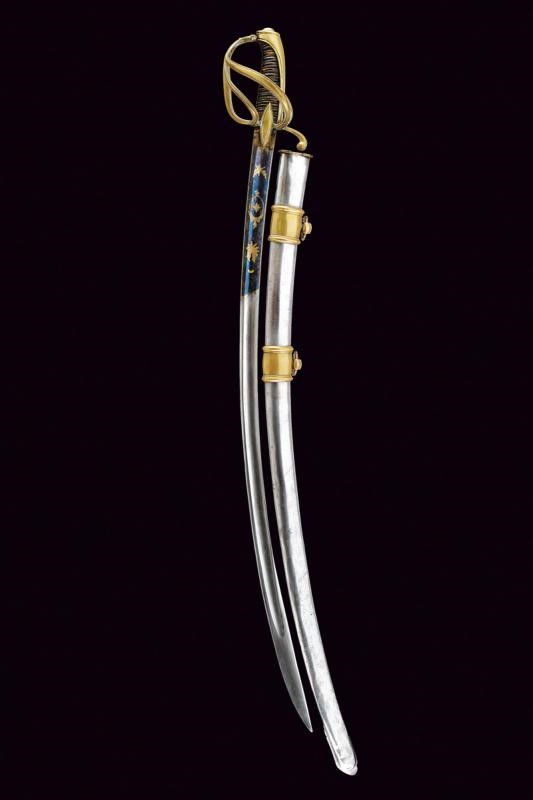 Sciabola da ufficiale di cavalleria leggera, Mod. AN XI, Francia, primo quarto del XIX secolo
