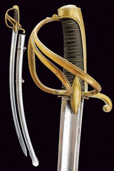 Sciabola da ufficiale di cavalleria leggera Mod. AN XI, Francia, primo quarto del XIX Sec.