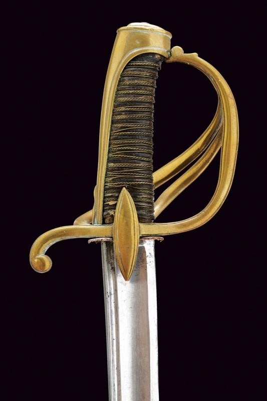Sciabola da ufficiale di cavalleria leggera Mod. AN XI, Francia, primo quarto del XIX Sec.