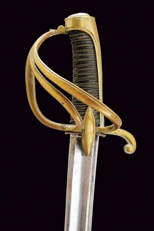 Sciabola da ufficiale di cavalleria leggera Mod. AN XI, Francia, primo quarto del XIX Sec.
