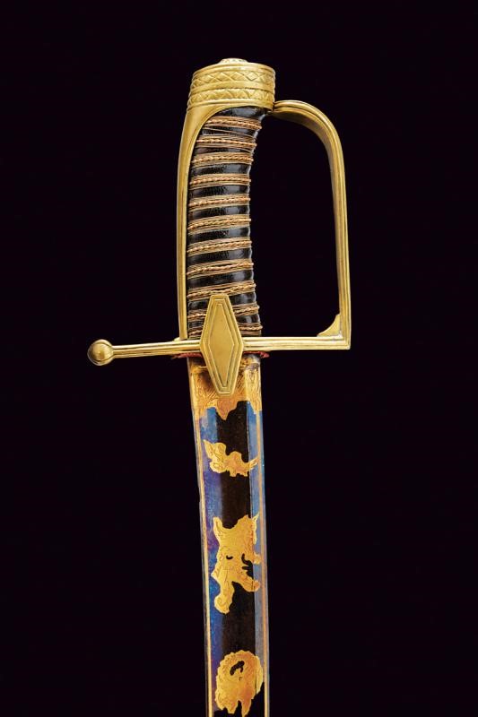 Sciabola da ufficiale superiore, Francia, primo quarto del XIX secolo