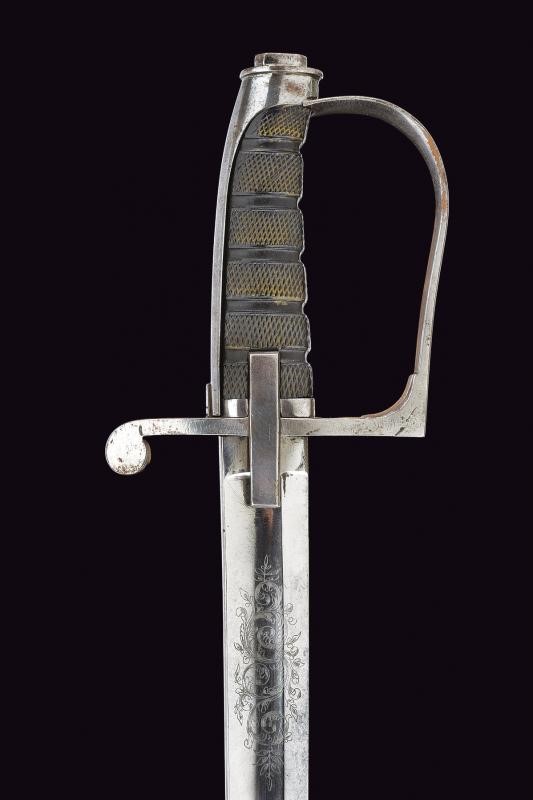 Sciabola Mod. 1855 da ufficiale, ferro, 102 cm, Italia, Terzo quarto del XIX Secolo
