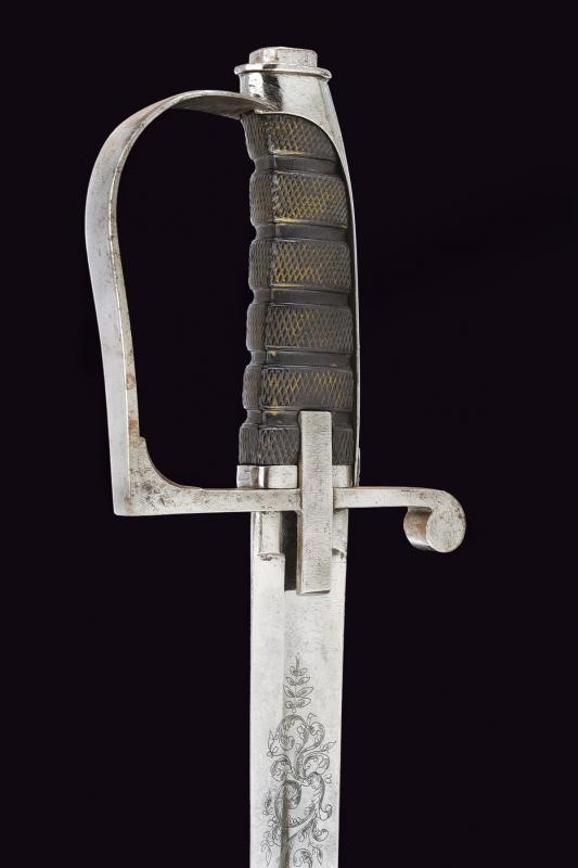 Sciabola Mod. 1855 da ufficiale, ferro, 102 cm, Italia, Terzo quarto del XIX Secolo