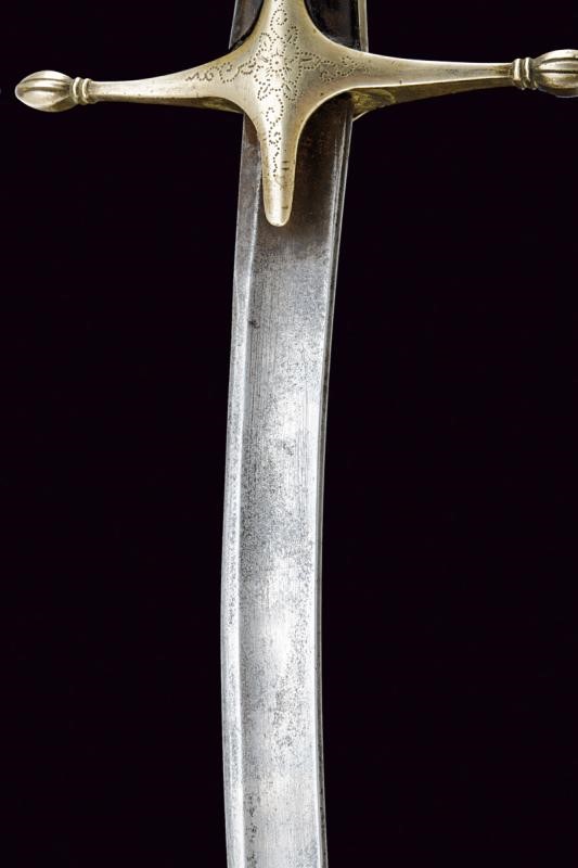 Sciabola alla mamelucca da ufficiale di stato maggiore, Granducato di Toscana, Prima metà del XIX...