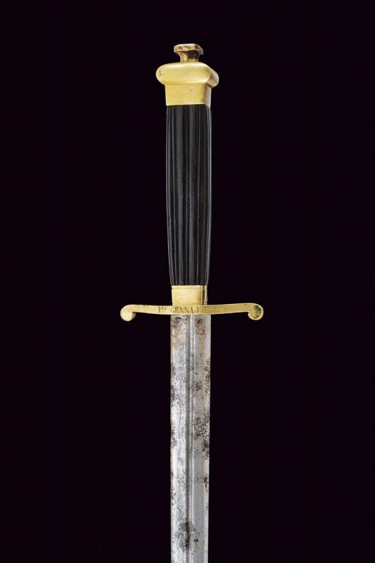 Daga di rappresentanza, Italia, 1846