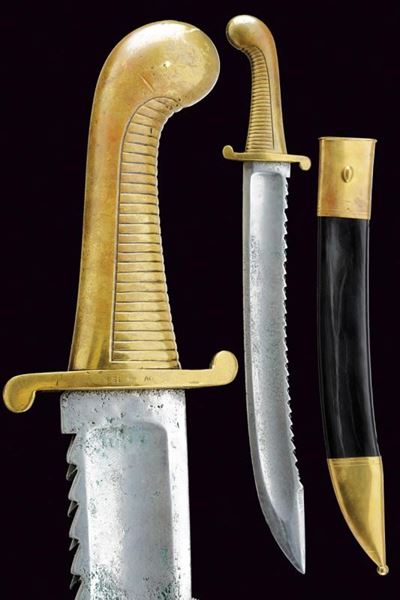 Daga da pioniere, Russia imperiale, lama a sega mod. 1827