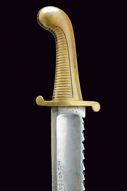 Daga da pioniere, Russia imperiale, lama a sega mod. 1827