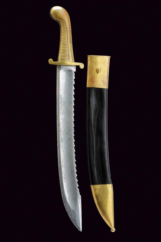 Daga da pioniere, Russia imperiale, lama a sega mod. 1827