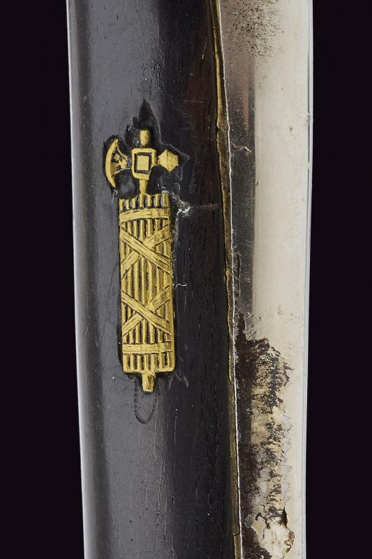 Pugnale Mod. 1923 per ufficiali MVSN, Regno d'Italia, lunghezza 31,7 cm
