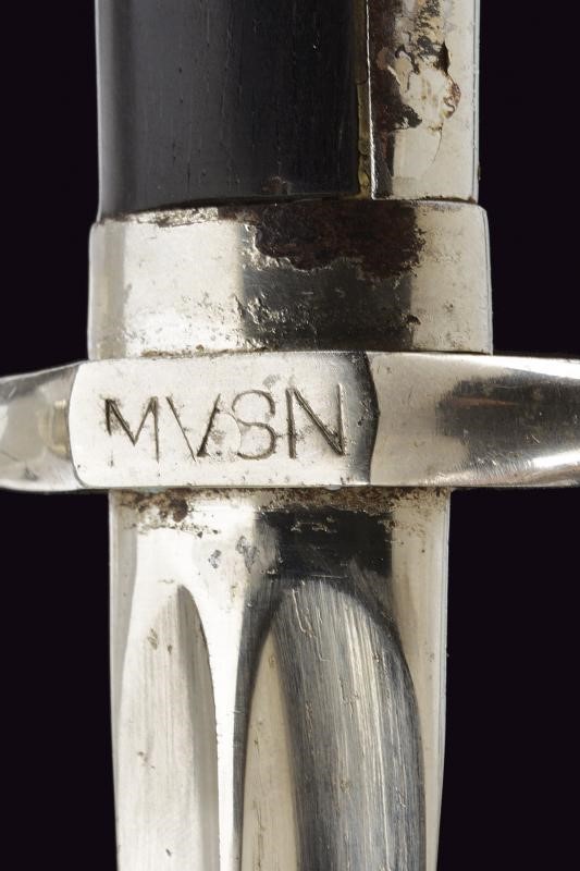 Pugnale Mod. 1923 per ufficiali MVSN, Regno d'Italia, lunghezza 31,7 cm
