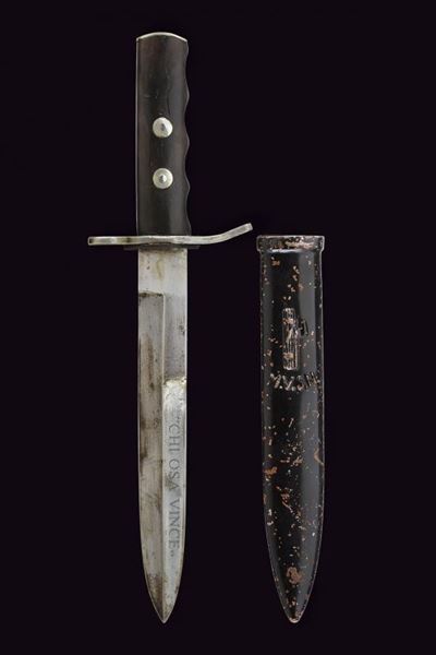 Pugnale da combattimento Mod. 1935 della MVSN 'da marcia', Italia, lunghezza 32,4 cm