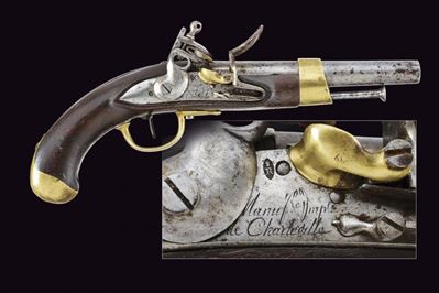 Pistola a pietra focaia Mod. AN XIII, Francia, primo quarto del XIX Sec.