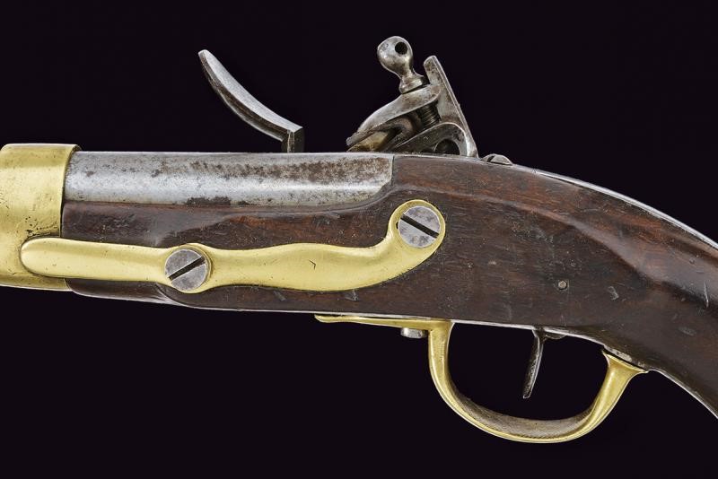 Pistola a pietra focaia Mod. AN XIII, Francia, primo quarto del XIX Sec.