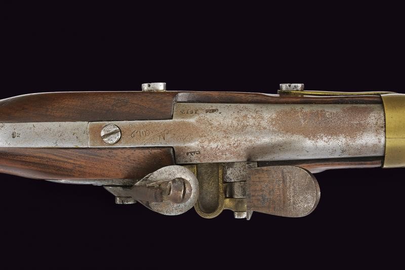 Pistola a pietra focaia Mod. AN XIII, Piemonte, 1813