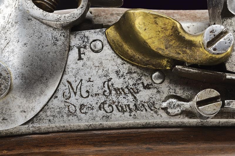 Pistola a pietra focaia Mod. AN XIII, Piemonte, 1813