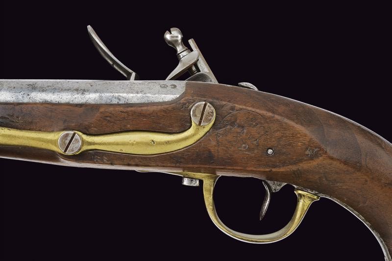 Pistola a pietra focaia, Modello AN XIII, Brescia, 1813