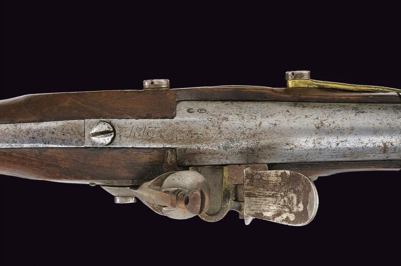Pistola a pietra focaia, Modello AN XIII, Brescia, 1813