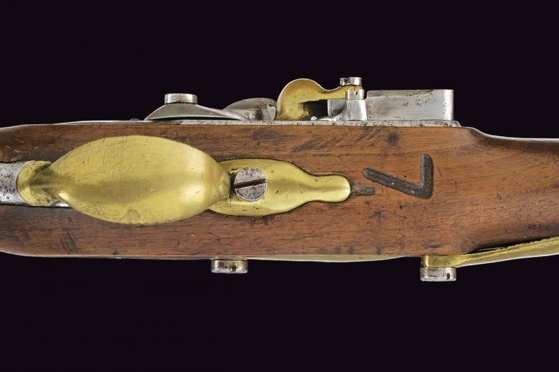 Pistola a pietra focaia, Modello AN XIII, Brescia, 1813